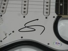 STEVE LUKATHER SIGNED SUNBURST ELECTRIC GUITAR TOTO PROOF PSA COA — photo 2