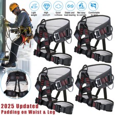 Half Body Safety Climbing Harness Fall Protection Padding on Seat Waist Belt