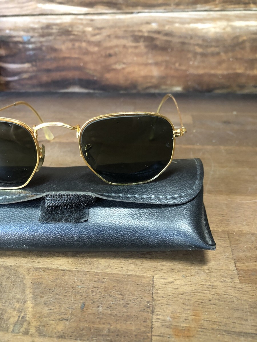 VINTAGE Ray-Ban Diamond Bausch & Lomb Sunglasses Hexagonal | eBay