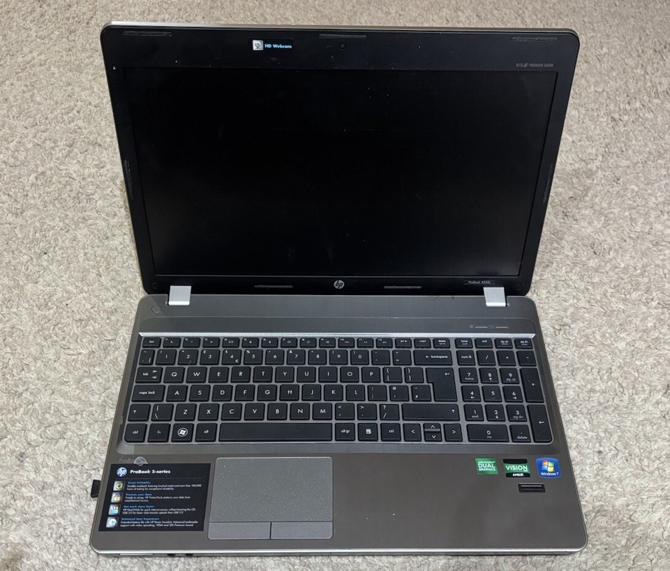 HP ProBook 4535s LAPTOP AMD A43305M 1.90GHz, 4GB RAM eBay