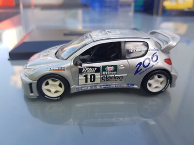 Peugeot 206 WRC rallye 1/43 44e tour de corse 2000 panizzi n°10 winner