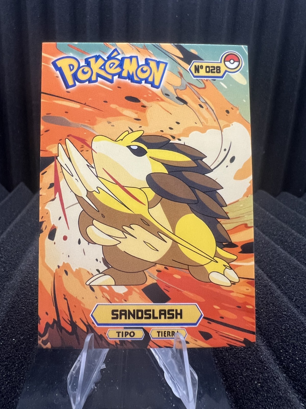Sandslash #28 - Card Tops Pokedex Database 2024 - Pokemon Card NM