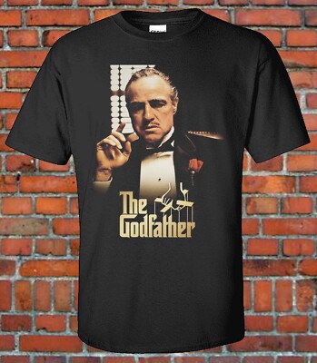 The Godfather Classic MOB Movie Graphic T-Shirt Gangster | eBay