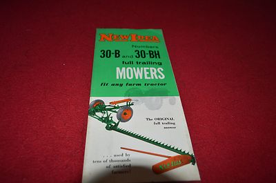 New Idea 30-B 30-BH Mowers Dealer's Brochure DCPA5 