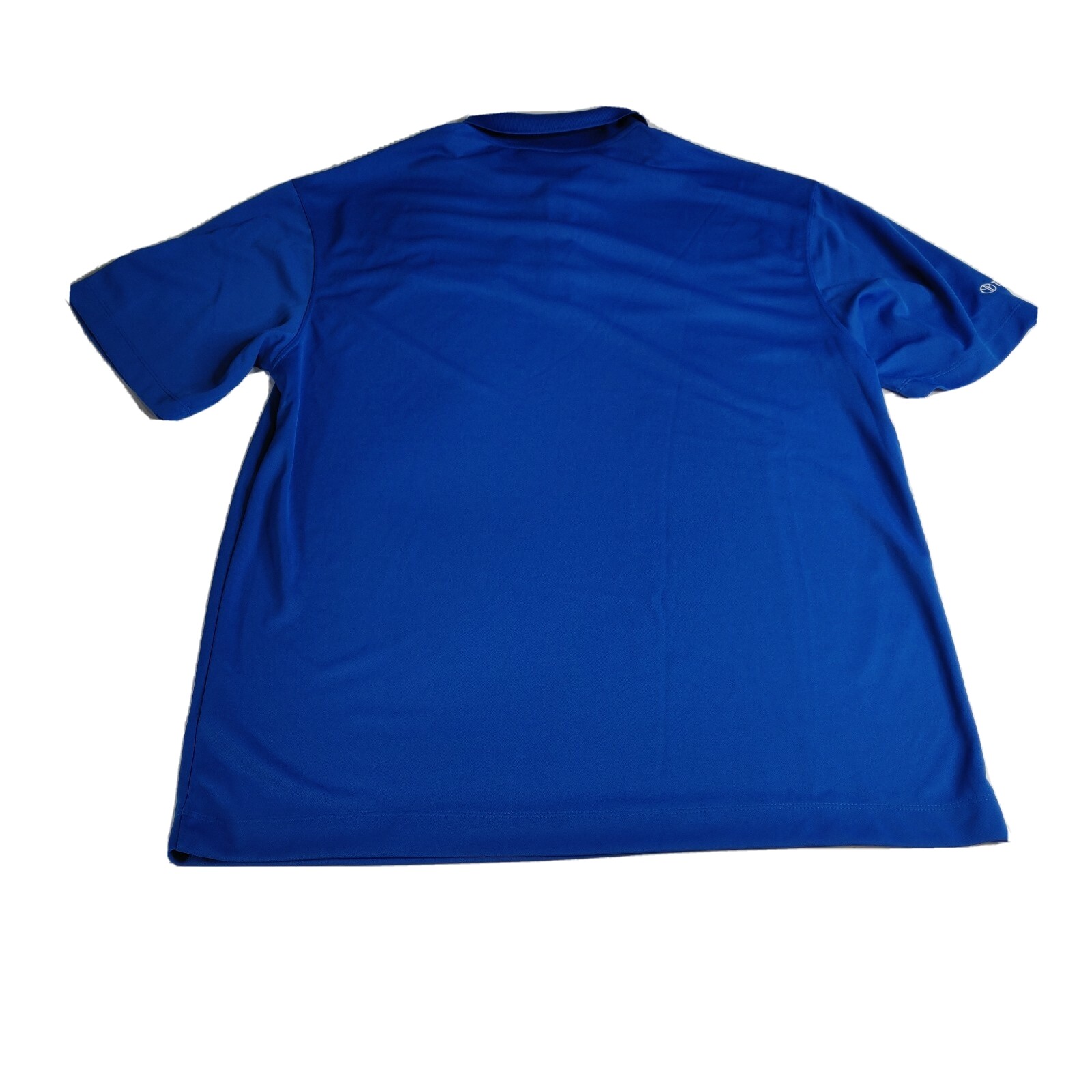 NEW! NIKE GOLF Polo Shirt Sz L Blue DRIFIT TOYOTA eBay