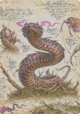 Rottenmouth Viper - Art Series 36/54 Bloomburrow MTG | eBay