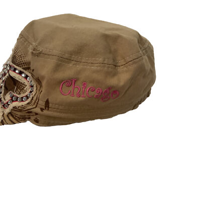 VTG Brown Wool Rhinestone Studded Hat Brown Church Derby Hat: Rhinestone Trim, Silver Bow Brooch  main image 2