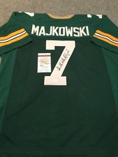 DON MAJKOWKSI AUTOGRAPHED SIGNED INSCRIBED G.B. PACKERS JERSEY JSA  COA   