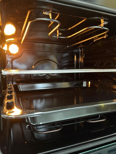 Cucina A Gas 4 Fuochi A Metano Con Forno Elettrico Accensione Elettrica Nera - Foto 8 di 15