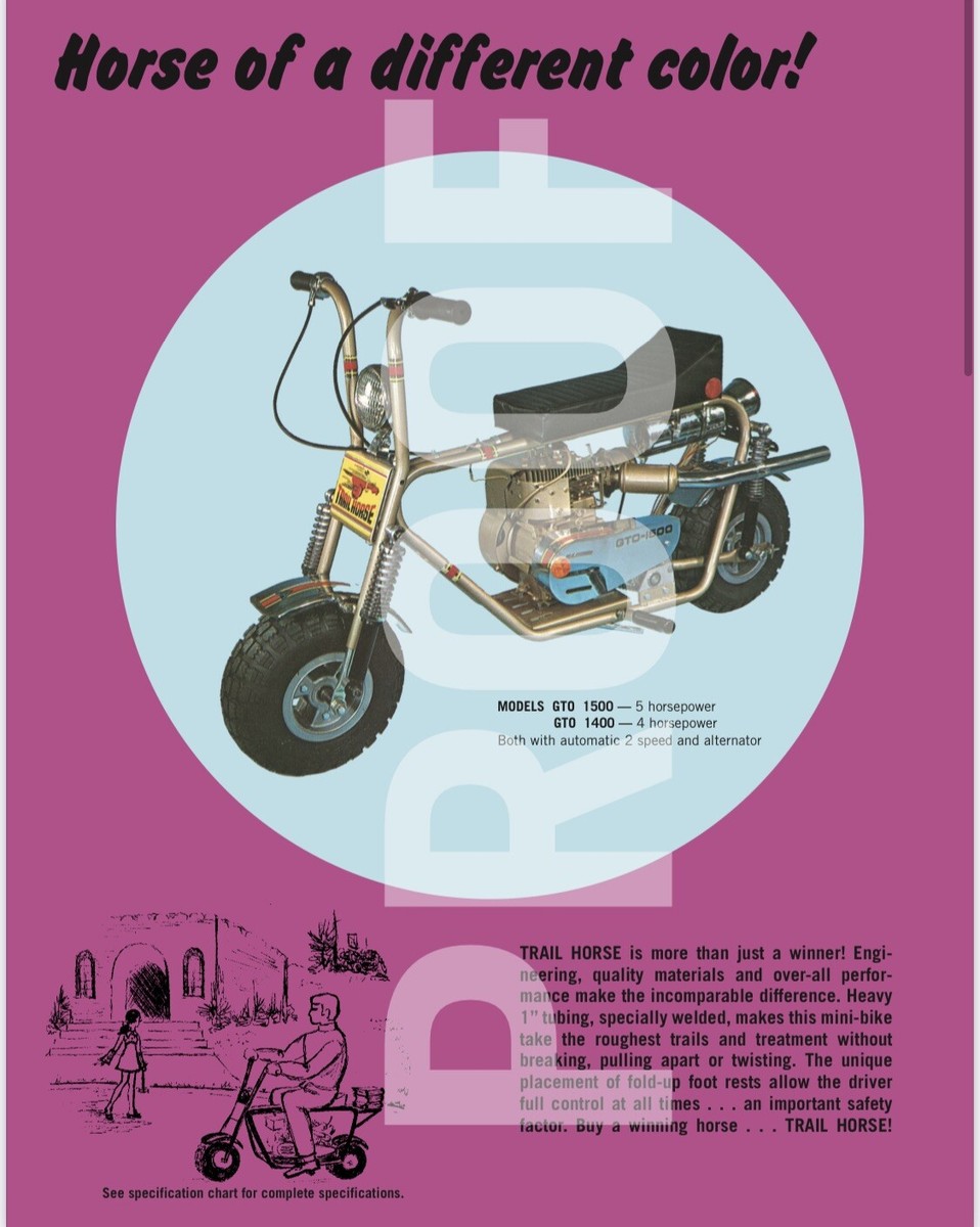 Mini Bike Sales Brochure High Quality Color New Other