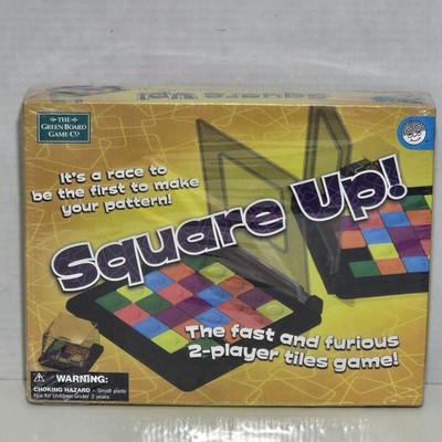 Square Up! MindWare Fast Slide-Puzzle Game 2 Players Ages 6+ Brand New Sealed