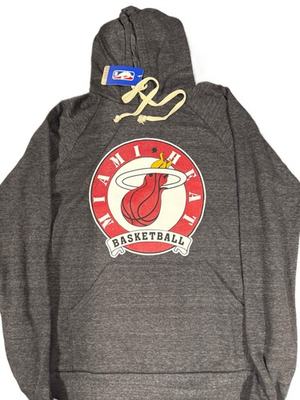 #ad Women#x27;s Miami Heat Pullover Hoodie Grey Medium $15.99