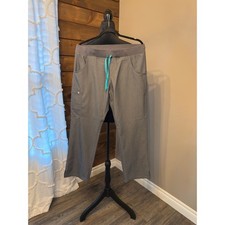 FIGS Technical Collection Scrub Pants   Gray  Size L  Straight Leg  Excellent