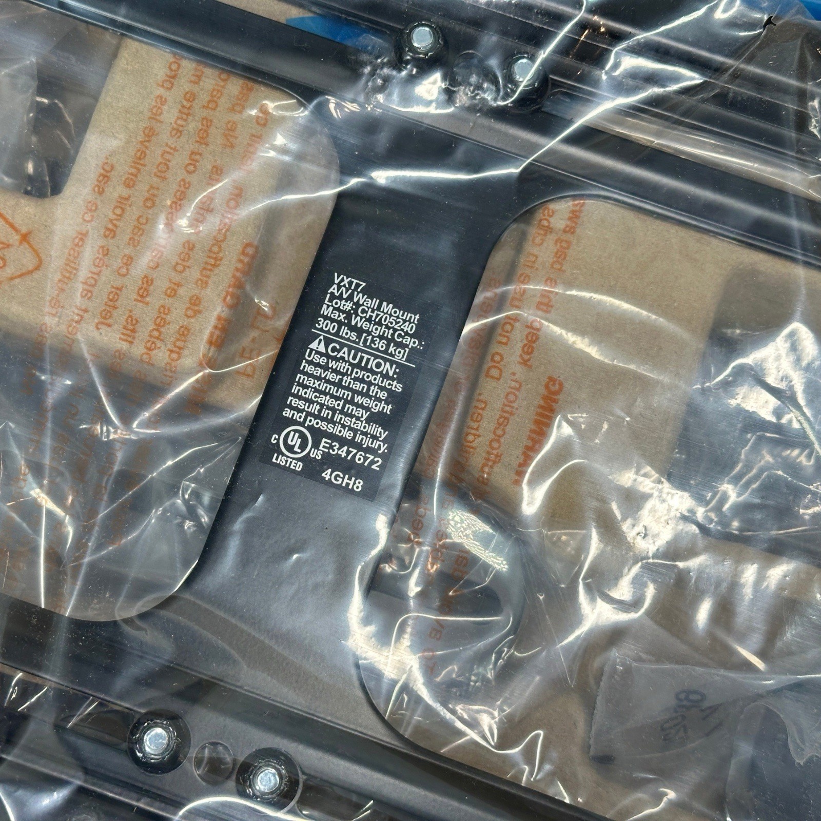 Sanus VXT7-B2 Expandable Tilting TV Wall Mount 65”-140” TVs Low Profile Black