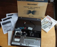 Sharp PC-1500CE-150 Set with Printer Kana Installed Working Used