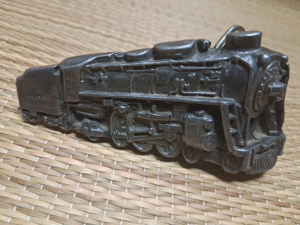 Vintage 1978 Belt Buckle Train USA Bergamot Brass Works 1002 Locomotive Railroad - Image 4 of 4