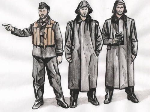 (X) CMK 129-F72250 - 1:72 U-Boat U-IX Crew With Raincoats For Revell - New