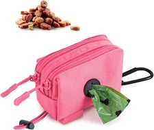 Soporte para bolsas de excrementos de perro con correa dispensador de bolsas