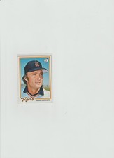1978 topps #536 Roric Harrison TIGERS