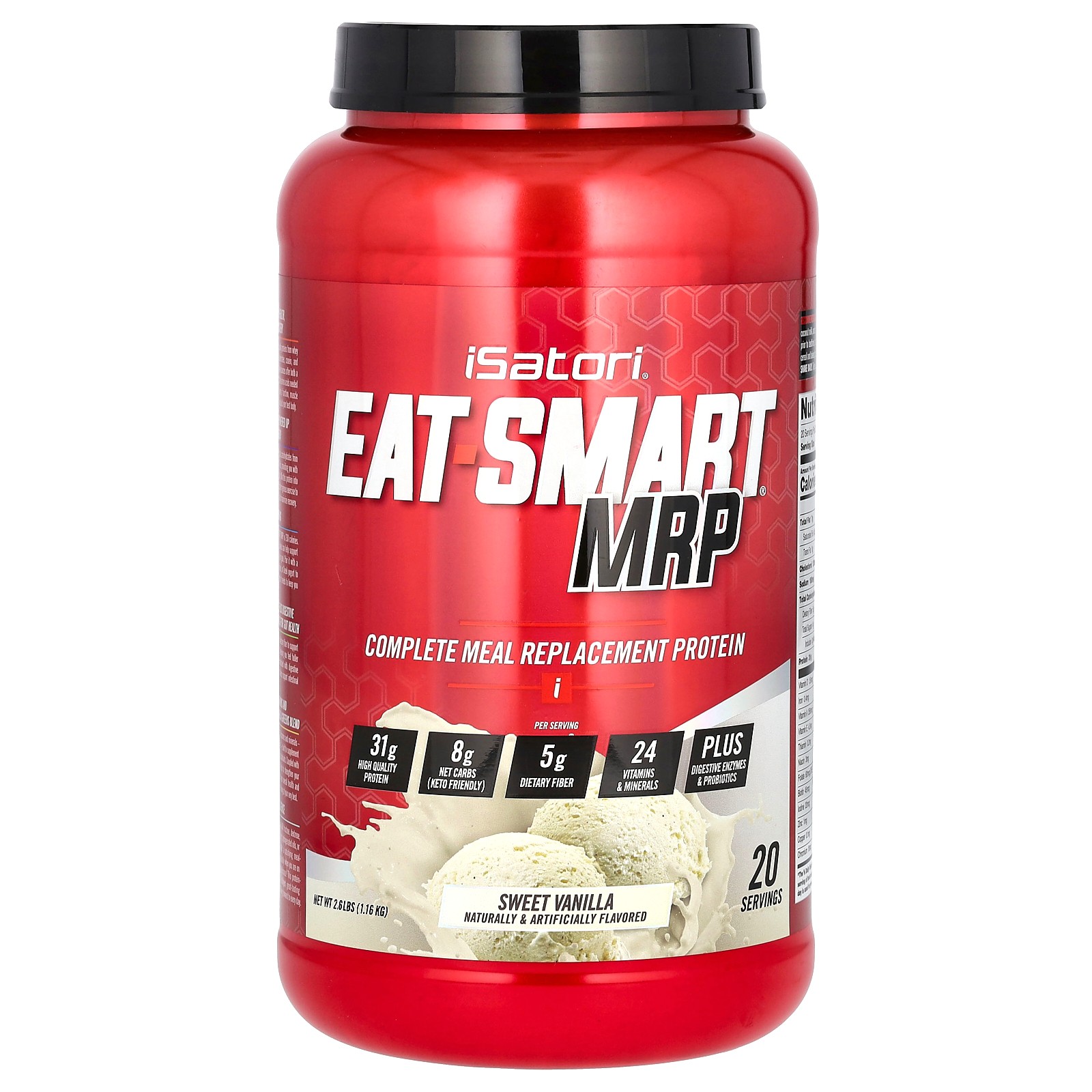 Eat-Smart MRP, Сладкая ваниль, 2,6 фунта (1,16 кг)