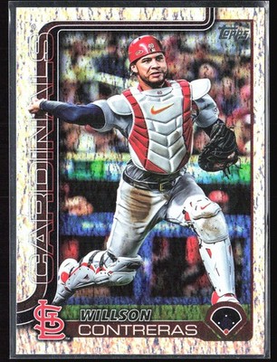 2025 Topps #472 Willson Contreras Tinsel