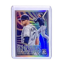 2020 Panini Donruss Optic Baseball Silver Prizm Illusions #OI-12 AUSTIN MEADOWS
