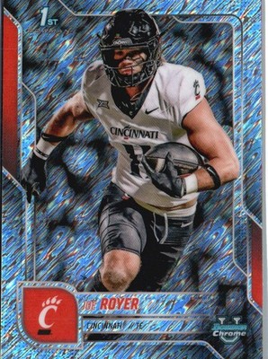 2025 Bowman University Chrome #120 Joe Royer Shimmer Refractor