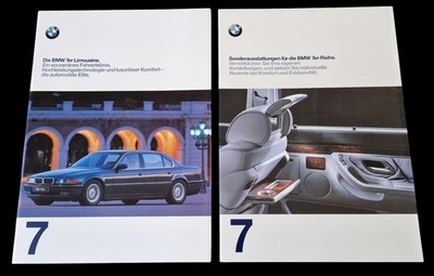 BMW 7er E38 Prospekt Brochure plus Sonderausstattungen 1997 Q