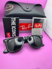 Ray-Ban RB2140 Wayfarer Sunglasses Black Frame  Black Lens Classic Icon