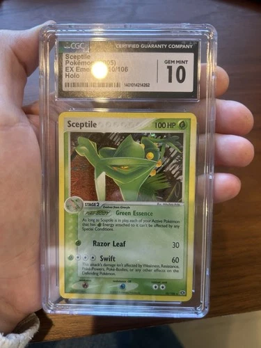 Pokémon EX Emerald - Sceptile Holo CGC 10