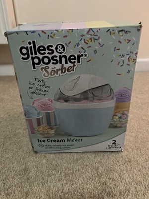 Giles & Posner Sorbet Eismaschine EK5014GS - 0,5L Schüssel, schnell gefrieren