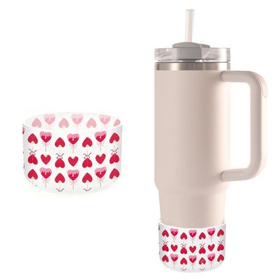 Valentine's Day Hearts Boot for Stanley Cup, Anti-Slip Love Heart Theme Silic...