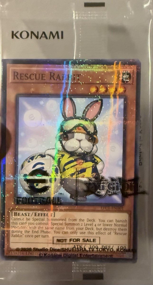Rescue Rabbit + Neymar Jr - 2025 eFootball Promo Set - Yugioh OTS