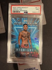 2025 Topps Midnight UFC - Insomnia Joshua Van Rookie Moonrise/25 (RC) PSA 9