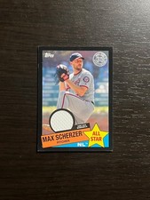 MAX SCHERZER 2020 Topps 1985 Topps Baseball All Star GU JERSEY PATCH /199!
