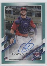 2021 Topps Chrome Rookie Aqua Refractor 174/199 Ryan Jeffers #RA-RJ Auto zg6