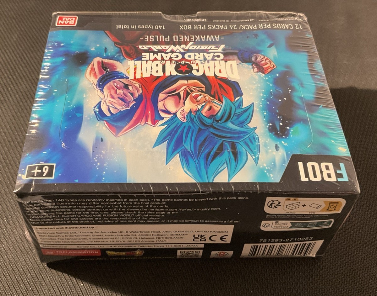 Dragon Ball Super Card Game Fusion World FB01 Awakened Pulse Booster Box SEALED | eBay Dragon Ball Super Card Game Fusion World FB01 Awakened Pulse Booster Box SEALED | eBay