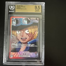 Sabo OP13-004 L Parallel Carrying on His Will 2025 One Piece Card JP BGS 9.5