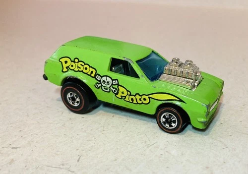HOT WHEELS REDLINE POISON PINTO GREEN BEAUTIFUL EXCELLENT CONDITION 1975