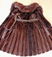 Echtpelz Damenmantel Fuchs Nerz Vintage 70er ...