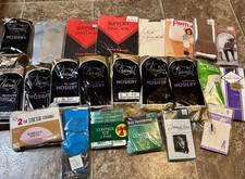 Lot of 70 Pc Vintage Hosiery Pantyhose Stockings Mixed Brands Types Colors