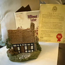 Lilliput Lane Five Ways Cottage Miniature Resin Boxed Deeds David Tate