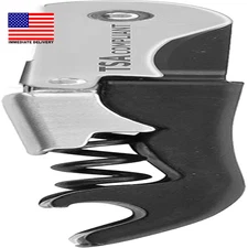 TSA Compliant Wine Opener - Waiters Corkscrew Wine Bottle Opener W/Wood Handle -