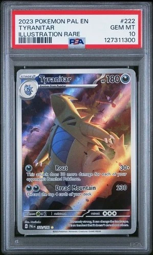 Tyranitar 222/193 Sv02: Paldea Evolved Holo PSA 10