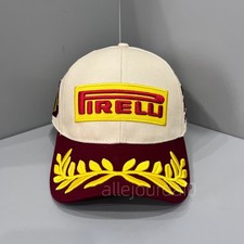 Pirelli Embroidery 1ST 2026 Monaco Beige Baseball Cap Adjustable