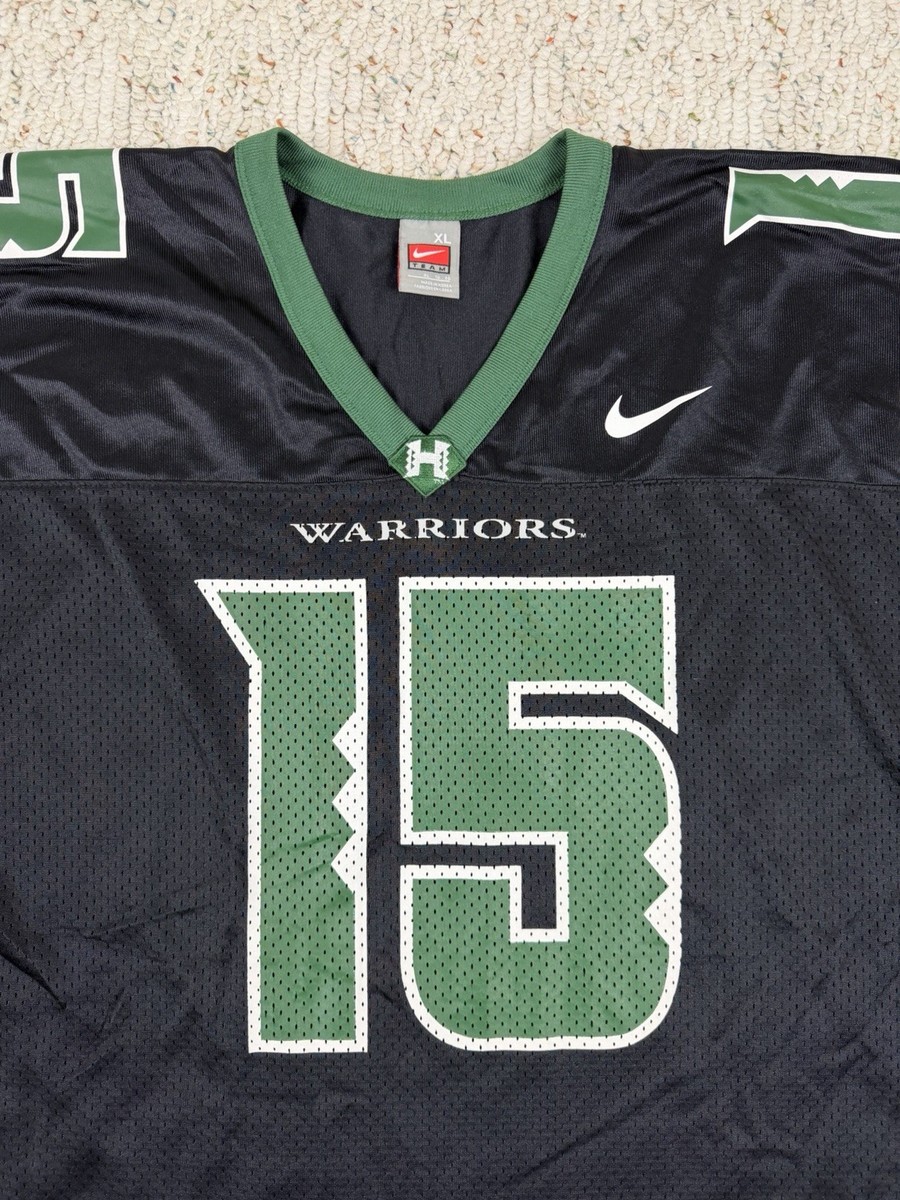 Vintage Y2K Sz XL Men Nike Hawaii Rainbow Warriors Colt Brennan