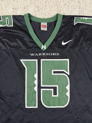 Vintage Y2K Sz XL Men Nike Hawaii Rainbow Warriors Colt Brennan
