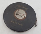 Vintage Universal Lufkin Tape Measure Steel Tape Metal 66ft Length