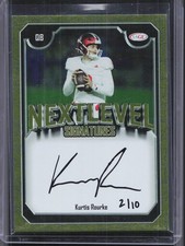 2025 Sage Hit Kurtis Rourke Next Level Signatures Rookie Auto Gold /10 