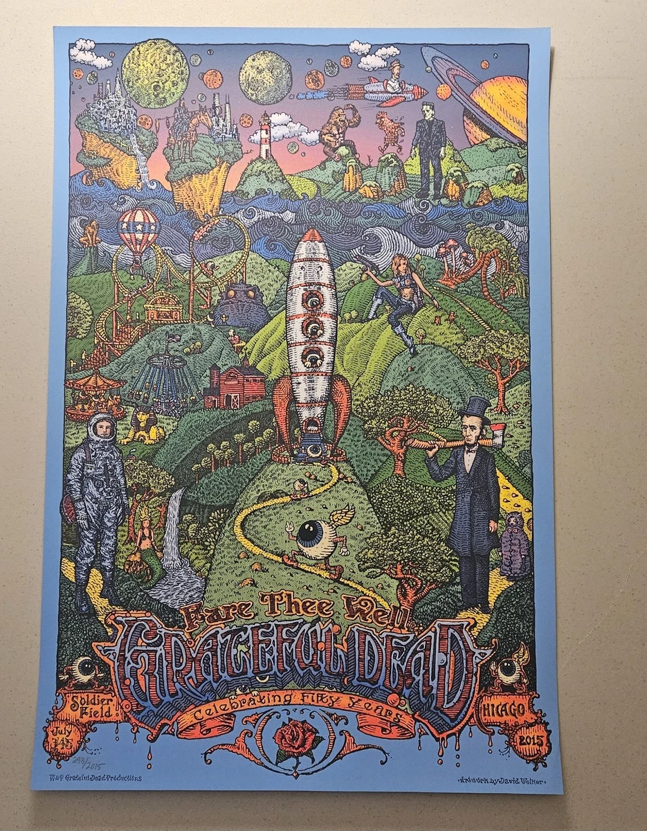 Grateful Dead Fare Thee Well Poster for sale | eBay